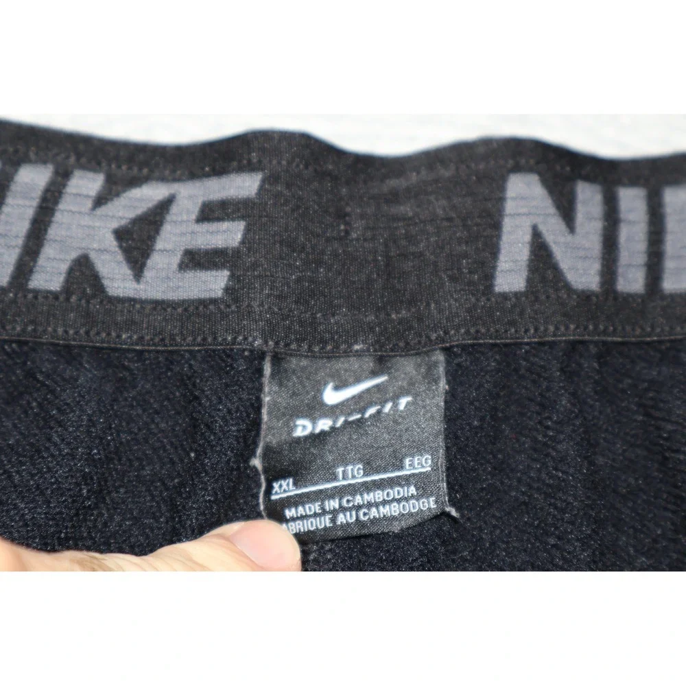 Nike Sweatpants Tapered Mens XXL Black Dri-Fit Athletic Training Gym Workout